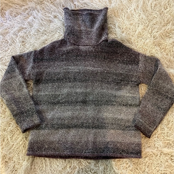 Max Studio Purple Knit Turtleneck Sweater. Size Small. - Picture 1 of 3
